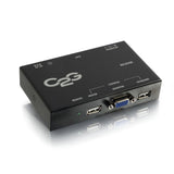 C2G 40322 VGA + USB over Cat5 KVM Extender, Black