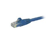 StarTech.com N6PATCH8BL Cat6 Patch 8' Blue Ethernet Cable, Snagless RJ45 Cable
