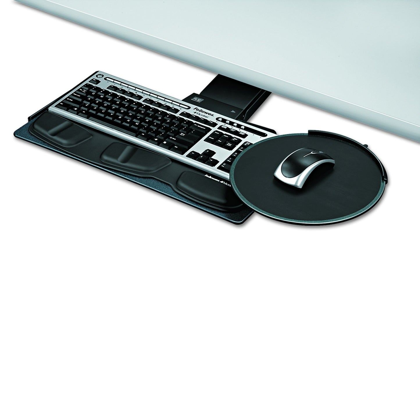 Fellowes Professional Series Sit/Stand Keyboard Tray, Black (8029801)