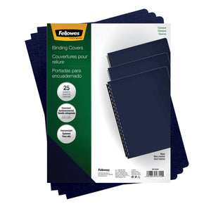 Fellowes 5224801 Futura Presentation Covers-Oversize, Navy, 25 Pack