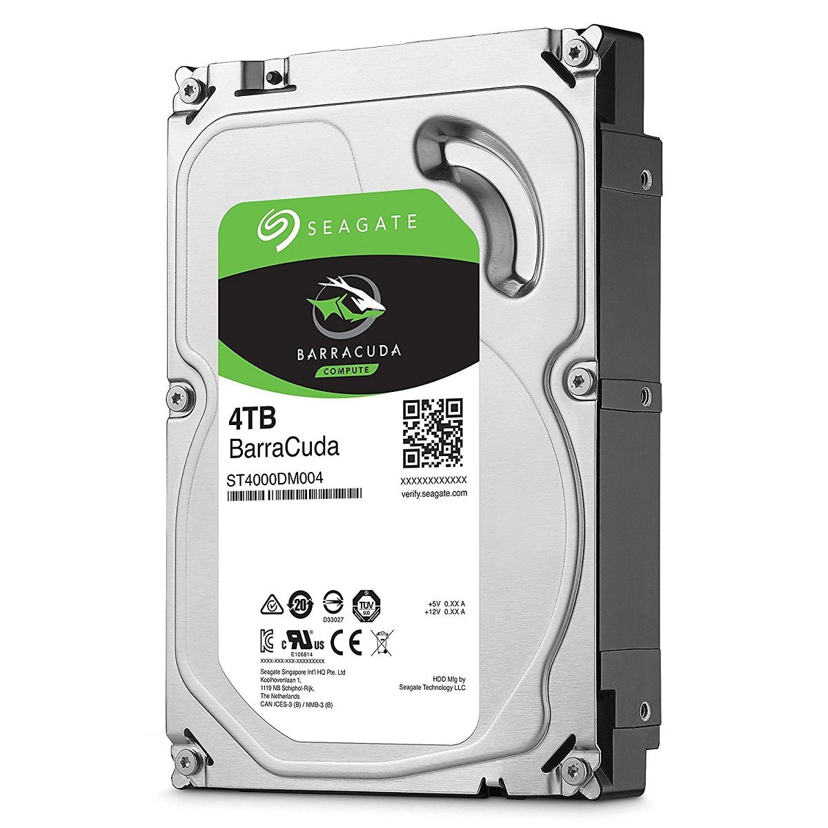 Seagate 4TB BarraCuda SATA 6Gb/s 256MB Cache 3.5-Inch Internal Hard Drive (ST4000DM004) Single Pack