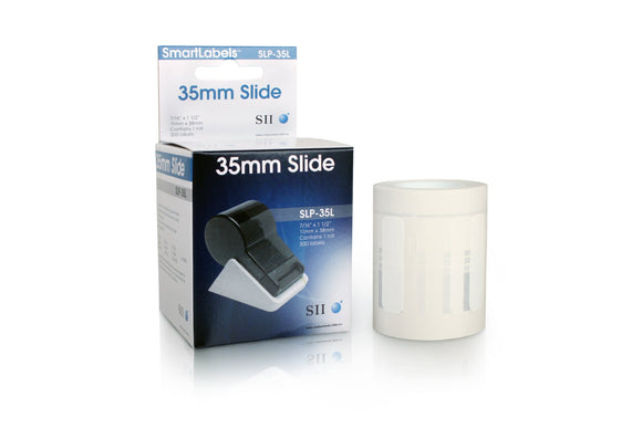 Seiko SLP-35L Instruments 35mm Slide Labels for Smart Label Printers, White