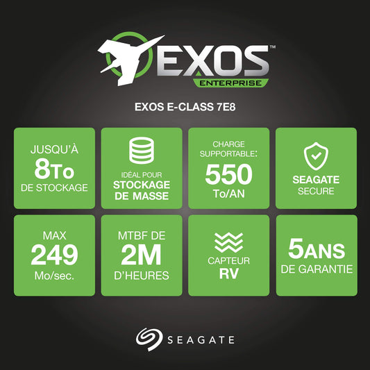 Seagate ST2000NM0125 Capacity 3.5'' HDD 2TB 7200 RPM 512e SATA 6Gb/s 128MB Cache Internal Hard Drive 2000 128 MB Cache 3.5-Inch Internal Bare or OEM Drives
