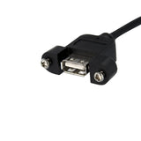 StarTech.com 3-Feet Panel Mount USB A to Motherboard Header Cable (USBPNLAFHD3)