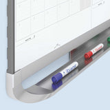 Quartet CMP32P2 Prestige 2 Total Dry-Erase Modular Monthly Calendar, with Sliding Panels, 3 by 2 Feet, 3413820128