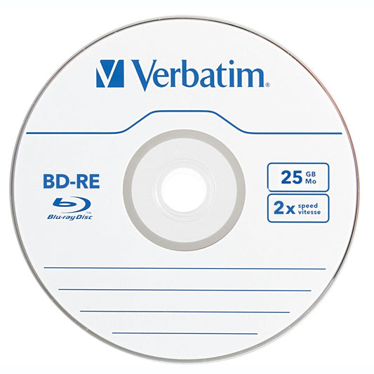 Verbatim BD-RE 25GB 2X with Branded Surface - 10pk Spindle Box