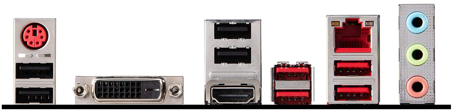 MSI Arsenal Gaming AMD Ryzen 1st and 2ND Gen AM4 M.2 USB 3 DDR4 DVI HDMI Micro-ATX Motherboard (B450M Bazooka V2)