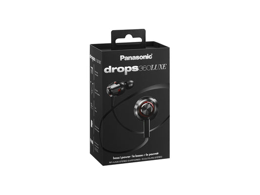 Panasonic RP-HJX20-K In-Ear High End Drops360' Luxe Headphones