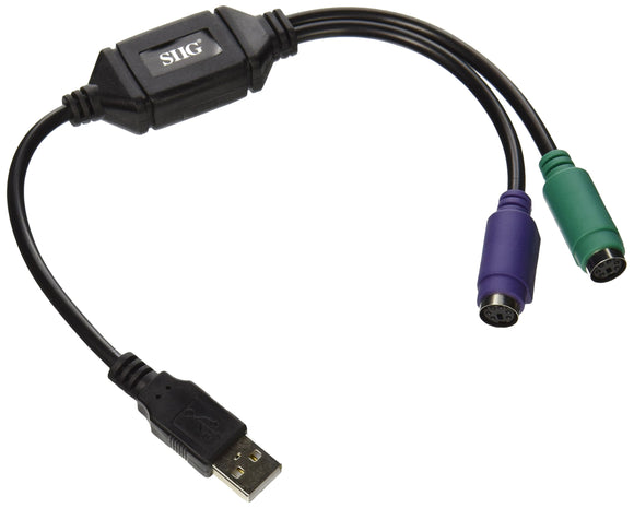 Usb-to-Ps/2 Adapter for Keyboard&Mouse Usb