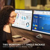 ViewSonic VG2248_H2 22 Inch Dual Pack Head-Only IPS 1080P Monitors with HDMI DisplayPort USB for Home and Office