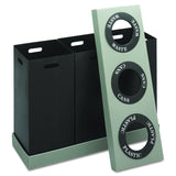 Safco Products 9790BL at-Your-Disposal Waste Receptacle, 38-Gallon, Black