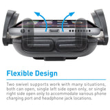 Macally Adjustable Automobile Cup Holder Phone Mount for iPhone Xs XS Max XR X 8 8+ 7 7 Plus 6s Plus 6s SE Samsung Galaxy S10 S10E S9 S9+ S8 S7 Edge S6 Note 5, Xperia, iPod, Smartphone, GPS (MCUPMP)