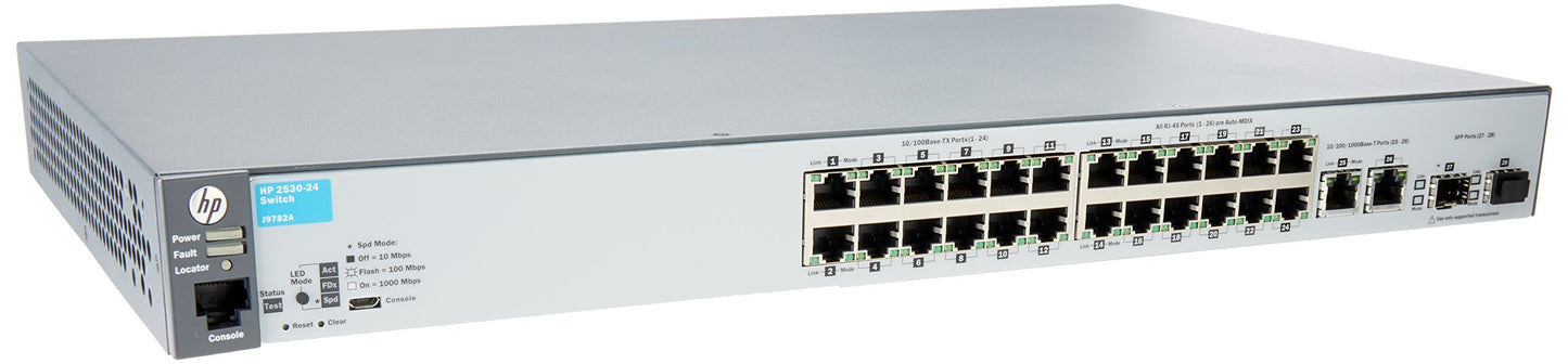 Fixed Port L2 Managed Ethernet Switches Hp 2530-24 Switch