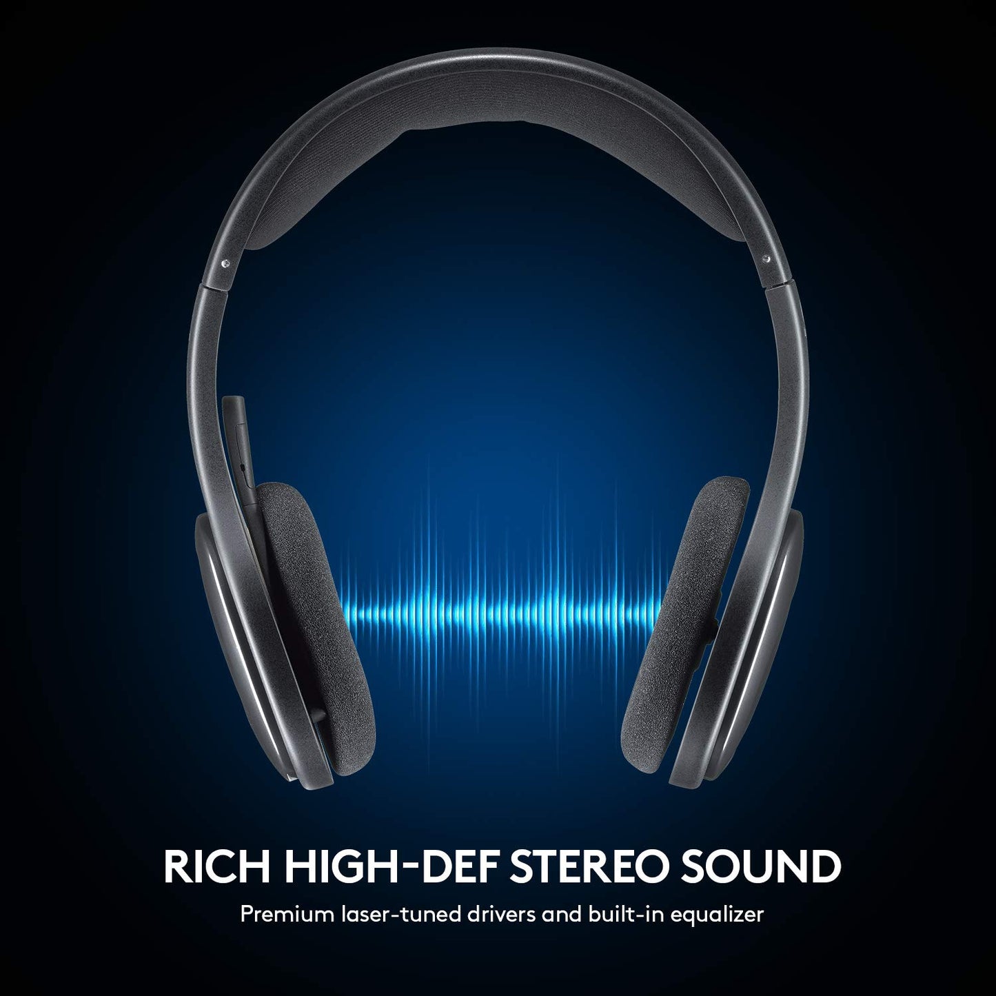 Logitech H800 Bluetooth Wireless Headset with Mic for PC, Tablets and Smartphones