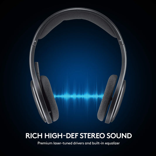 Logitech H800 Bluetooth Wireless Headset with Mic for PC, Tablets and Smartphones