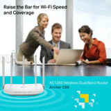 TP-Link Archer C60 Ac1350 Wireless Dual Band Router (White)