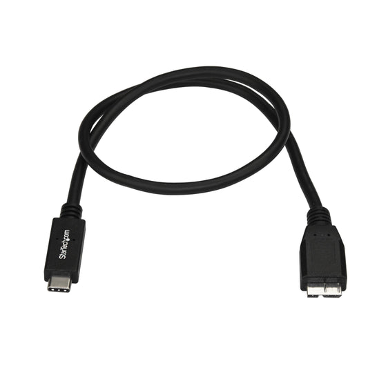 StarTech.com USB C to Micro USB Cable - 3 ft / 1m - USB 3.1 - 10Gbps - Micro USB Cord - USB Type C to Micro USB Cable