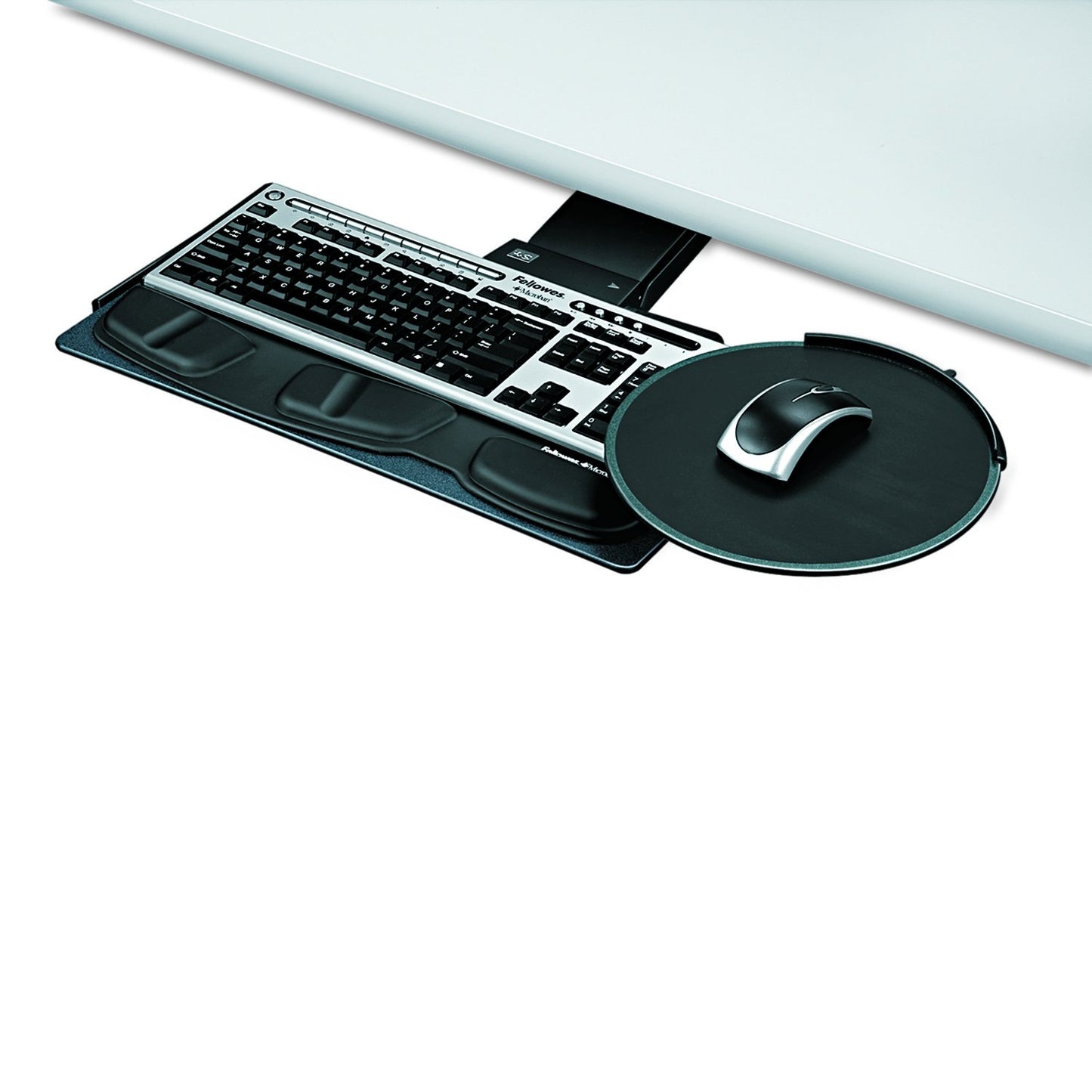 Fellowes Professional Series Sit/Stand Keyboard Tray, Black (8029801)
