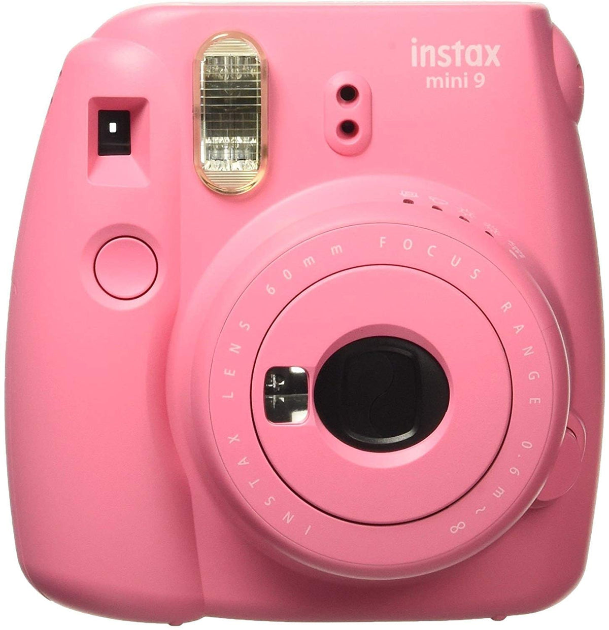 Instant Camera with Groovy Case & Photo Album Flamingo Pink Set Bundles
