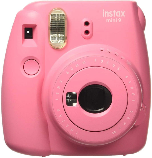 Instant Camera with Groovy Case & Photo Album Flamingo Pink Set Bundles