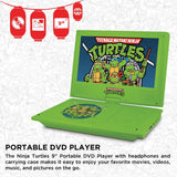 Ematic TMNT900 Teenage Mutant Ninja Turtles 9" Portable DVD Player with Carrying Bag & Headphones