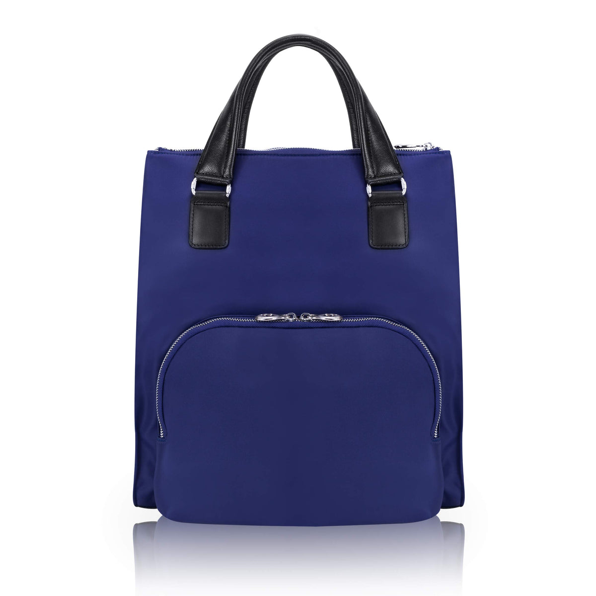 McKlein 18547 USA Sofia 3-in-1 Nylon Ladies' Convertible Backpack Tote Navy