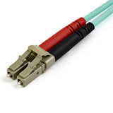 STARTECH 450FBLCLC15 Startech 15 m OM4 LC to LC Multimode Duplex Fiber Optic Patch Cable,