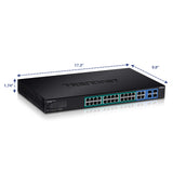 TRENDnet 28-Port Gigabit Web Smart PoE and Switch(TPE-2840WS)