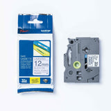 Brother PTouch 1/2" Laminated TZe Tape - 15/32" Width x 1/2" Length - Pastel Purple - 1 Each - TAA Compliance