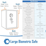 Barska AX11650 Large Biometric Safe