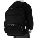 McKlein 18365 USA Cumberland 17" Nylon Dual Compartment Laptop Backpack Black