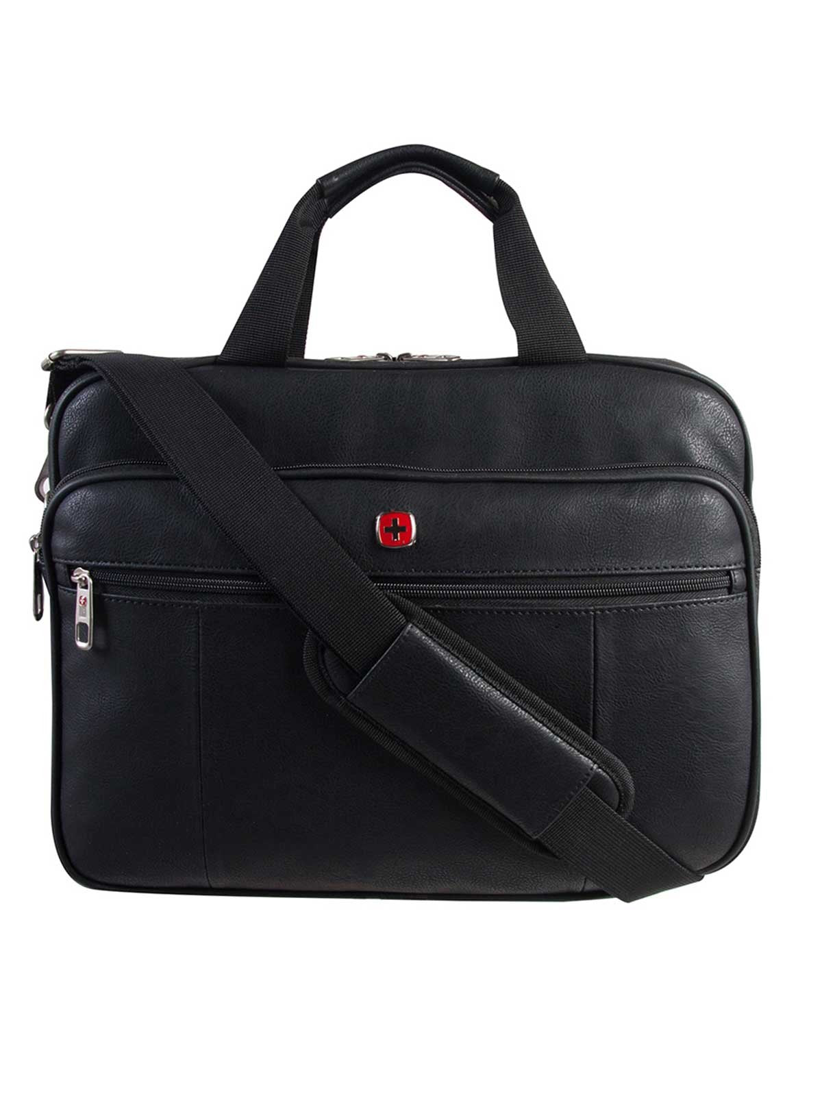 Swiss Gear International Carry-On Size Top Load Case - Holds Up to 15.6-Inch Laptop, Black