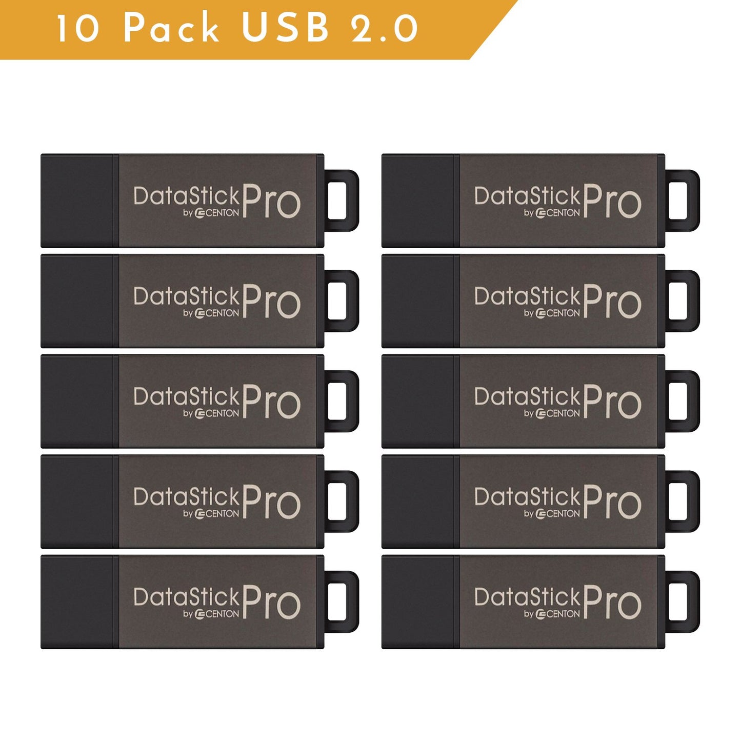 10 X 16gb Pro USB Drive -Grey