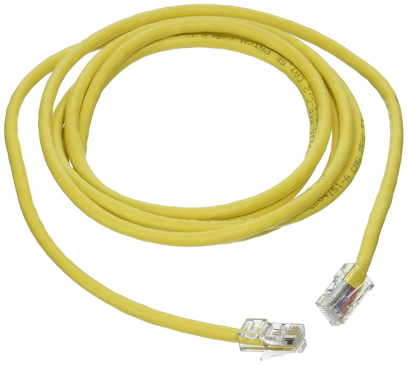 C2G 24511 Cat5e Crossover Cable - Non-Booted Unshielded Network Patch Cable, Yellow (7 Feet, 2.13 Meters)
