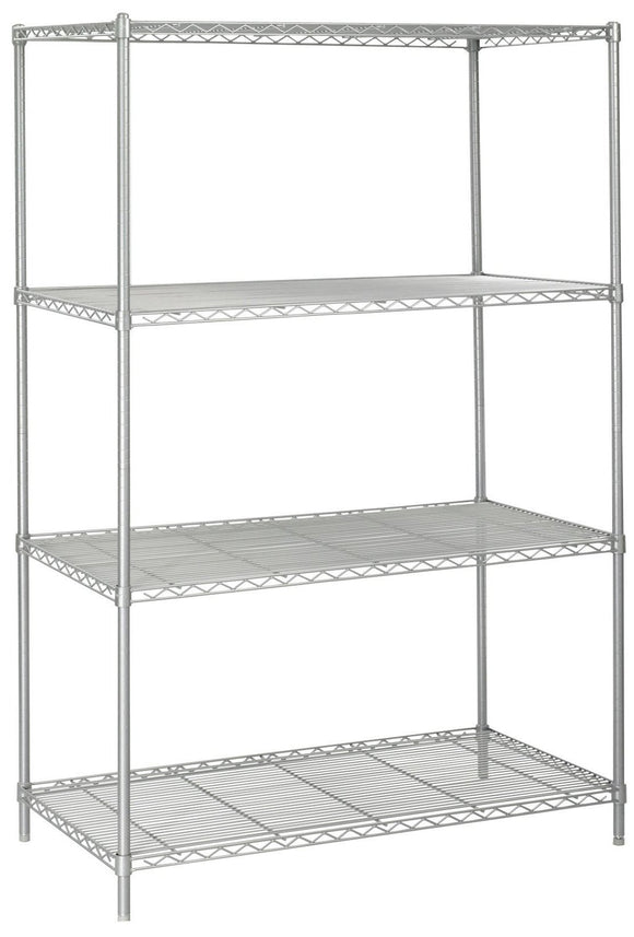 Safco Products Industrial Wire Shelving, 48x24-Inch ES (5294GR)