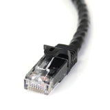 StarTech.com 3 ft. (0.9 m) Cat6 Cable - Power Over Ethernet - Snagless - Black - Ethernet Network Cable (N6PATCH3BK)