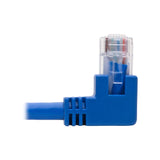 Tripp Lite 1ft Cat6 Right Angled RJ45 GbE M/Blue