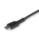 StarTech.com 1m (3.3ft) USB C to Lightning Cable - MFi Certified - Durable USB Lightning Charging Cable - Black (RUSBCLTMM1MB)
