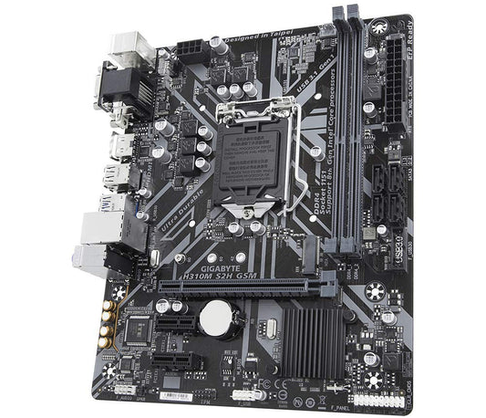 Gigabyte LGA1151/ Intel/ H310/ Micro ATX/ DDR4/ HDMI 1.4/ M.2 Motherboard (H310M S2H GSM)