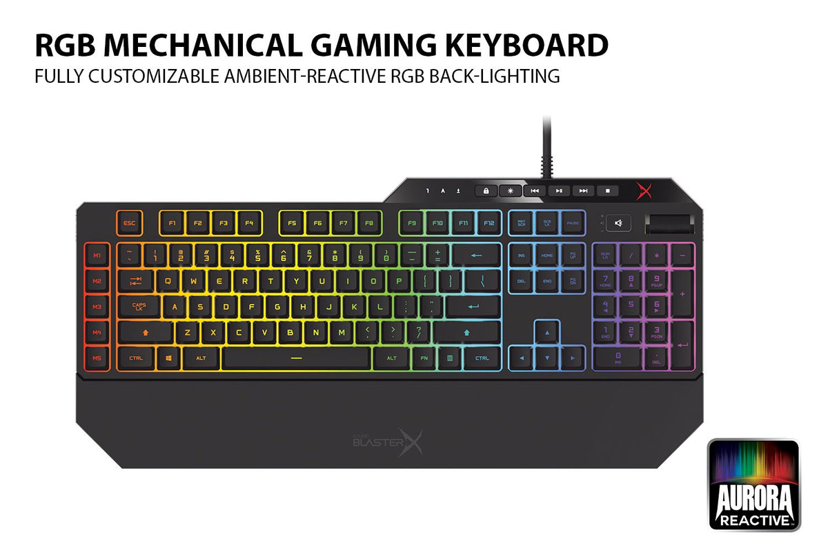 Sound BlasterX Vanguard K08 SE Gaming Keyboard (Black)