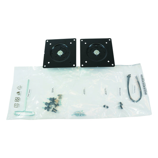 Ergotron 97616 WorkFit Conversion Kit: LCD & Laptop to Dual, Black