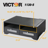 Victor 1130-5 Midnight Black Collection Printer Stand, Painted Wood in Matte Black Finish