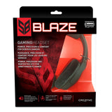 Creative 70GH032000000 Sound Blaster Blaze Gaming Headset with Detachable Noise-Cancelling Mic and in-line Remote
