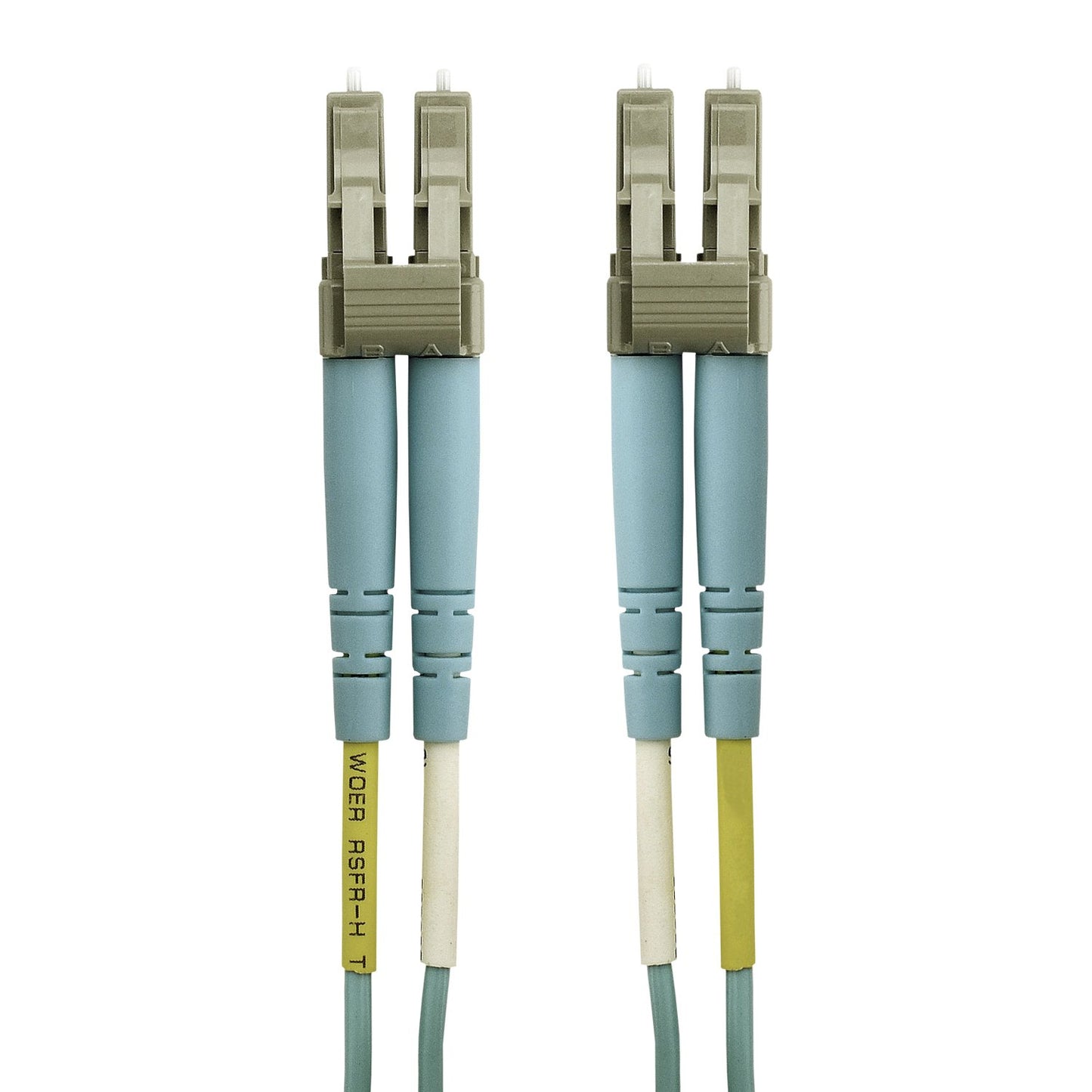 Cable,Fiber,Lc/Lc,10m,Lo Multimode,Aqua,50/125,Om4