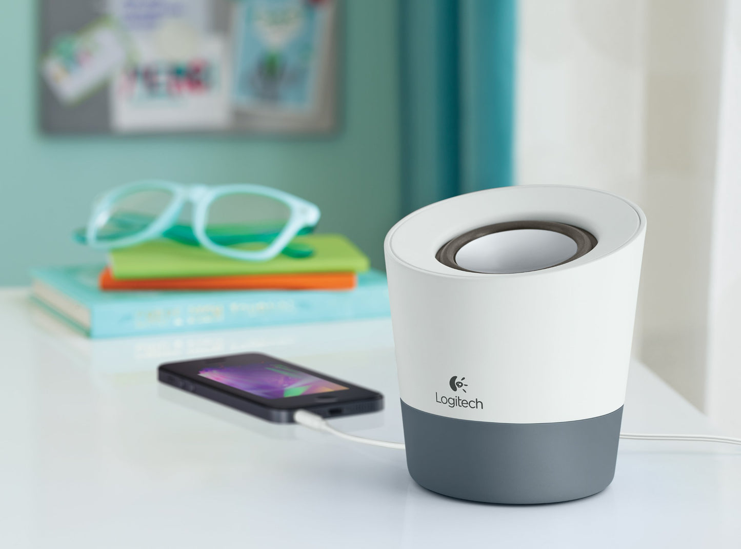 Logitech Multimedia Speaker Z50 for Smartphone, Tablet and Laptop, Grey