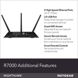 NETGEAR Nighthawk Smart WiFi Router AC1900 (R7000-100PAS)