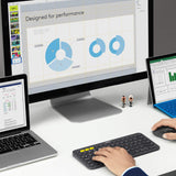 Logitech M720 Triathalon Multi-Device Wireless Mouse - Easily Move Text, Images and Files Between 3 Windows and Apple Mac Computers Paired with Bluetooth or USB, Hyper-Fast Scrolling, Black