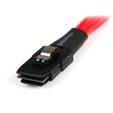 StarTech.com (SAS8087S4100) Serial Attached SCSI SAS Cable - SFF-8087 to 4x Latching SATA