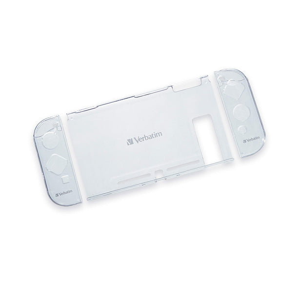 Verbatim Crystal Case with Screen Protection Film for use with Nintendo Switch