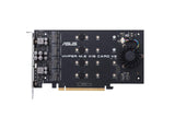 Open Box ASUS Hyper M.2 X16 PCIe 3.0 X4 Expansion Card V2 Supports 4 NVMe M.2(2242/2260/2280/22110)Up to 128 Gbps for Intel VROC & AMD